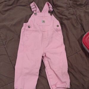 Carhartt Light Pink Kids Overalls